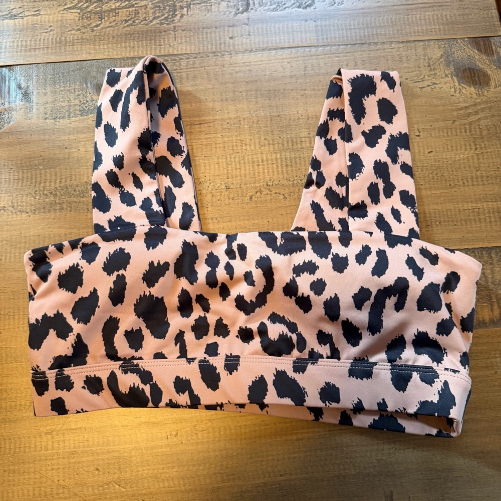 Leopard Print Sports Bra